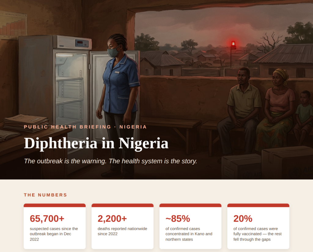 Diphtheria in Nigeria: The Outbreak Is the Warning, The Health System Is the Story
